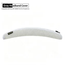 Premium Headphone Head Beam Cover and Protective Sleeve (Gray)