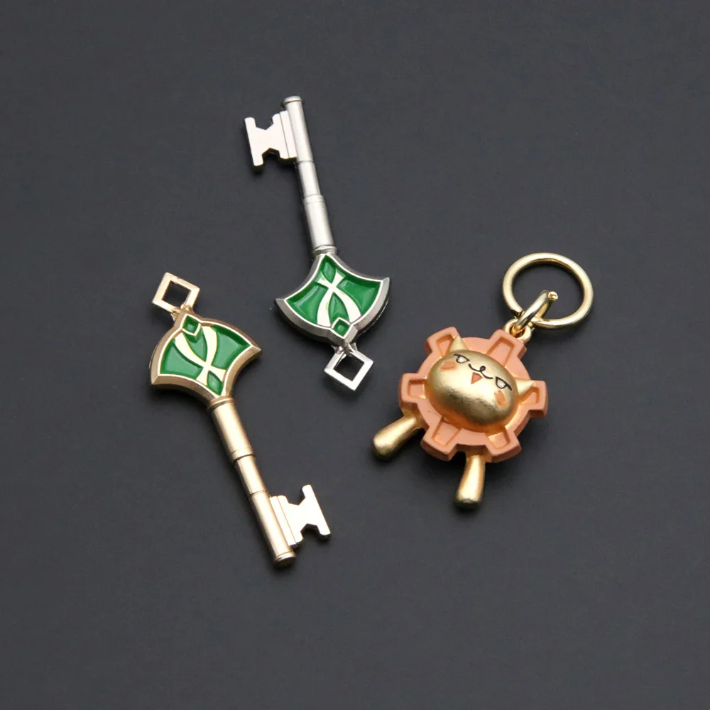 Genshin Impact: Alhaitham | Metal Keychain Cosplay Props 25 Genshin Impact Sumeru Keychain Cosplay Props