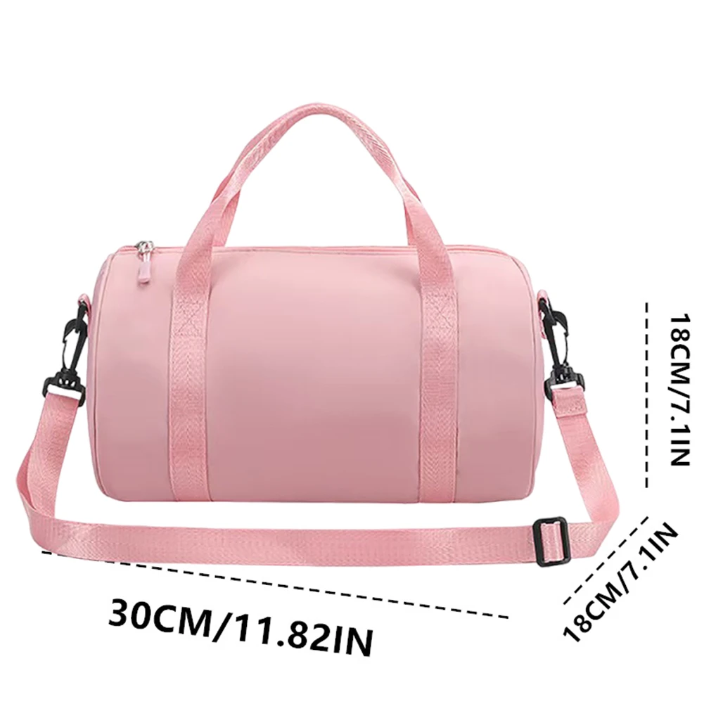 Ballerina Bag Solid Color Small Duffle Bag Lightweight Dance Jazz Storage Bag for Fitness Workout Travel Dance Ballet Swim
