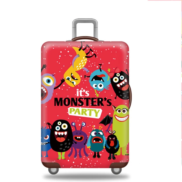 18-32 Inch Koffer Schutzhülle Elastische Gepäck Protector Cartoon Herz Bär  Gedruckt Trolley Staub Abdeckung Reise Zubehör - AliExpress