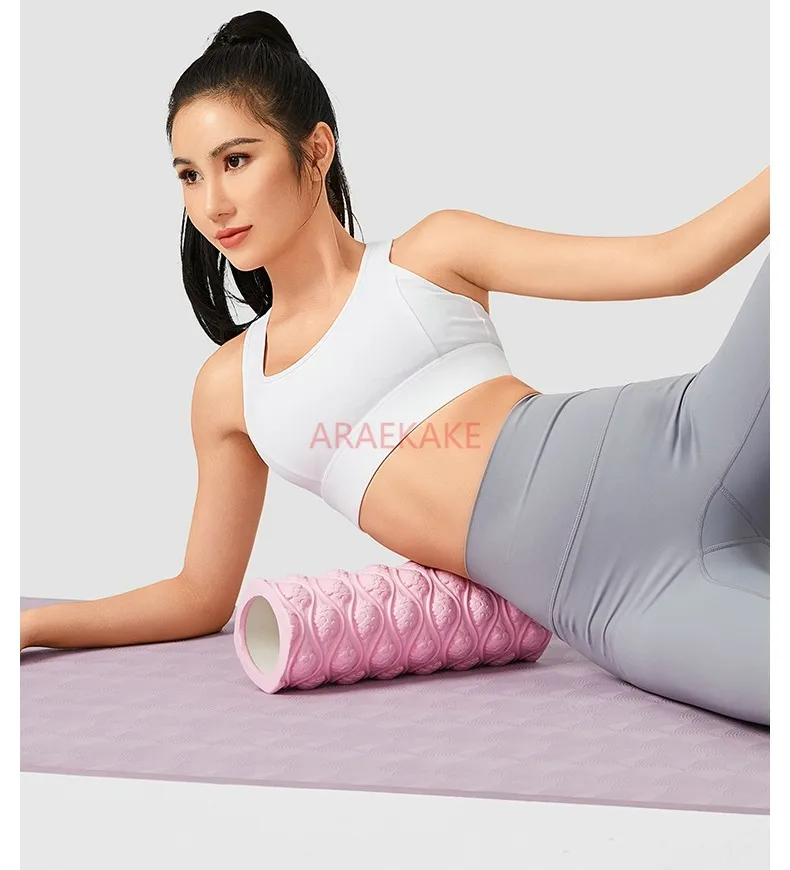 

Foam axis mace massage roller muscle relaxation thin leg magic tool lumbar soothing yoga column equipment