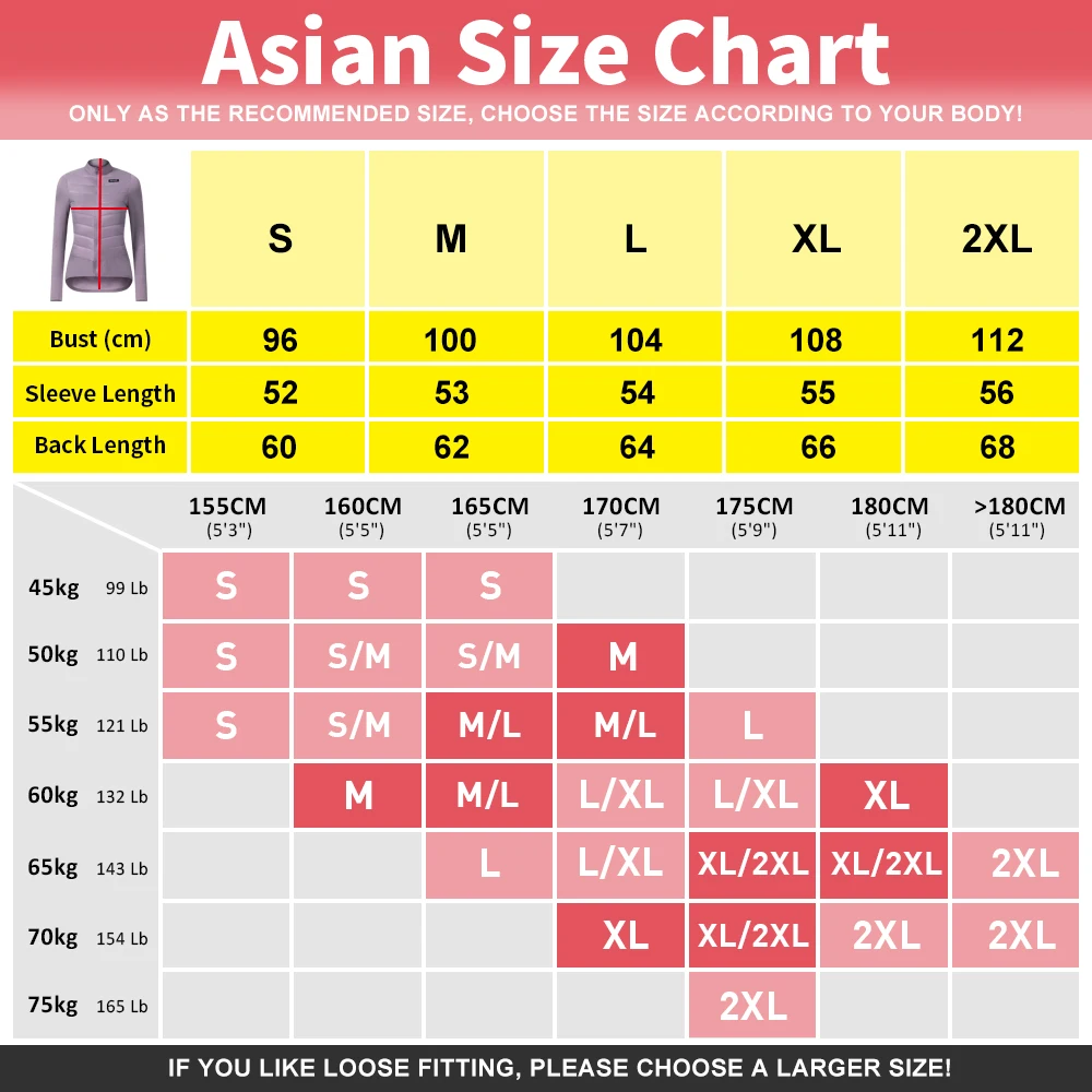 Santic Women Cycling Down Long Sleeve Jersey Bicycle Keep Warm MTB Road Lightweight Windproof Long Sleeve Jackets Asian Size cycling shirt