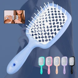 Wide Teeth Air Cushion Combs Women Hair Scalp Massage Comb Hair Brush Hollowing Out Comb Home Salon Hairdressing Tool