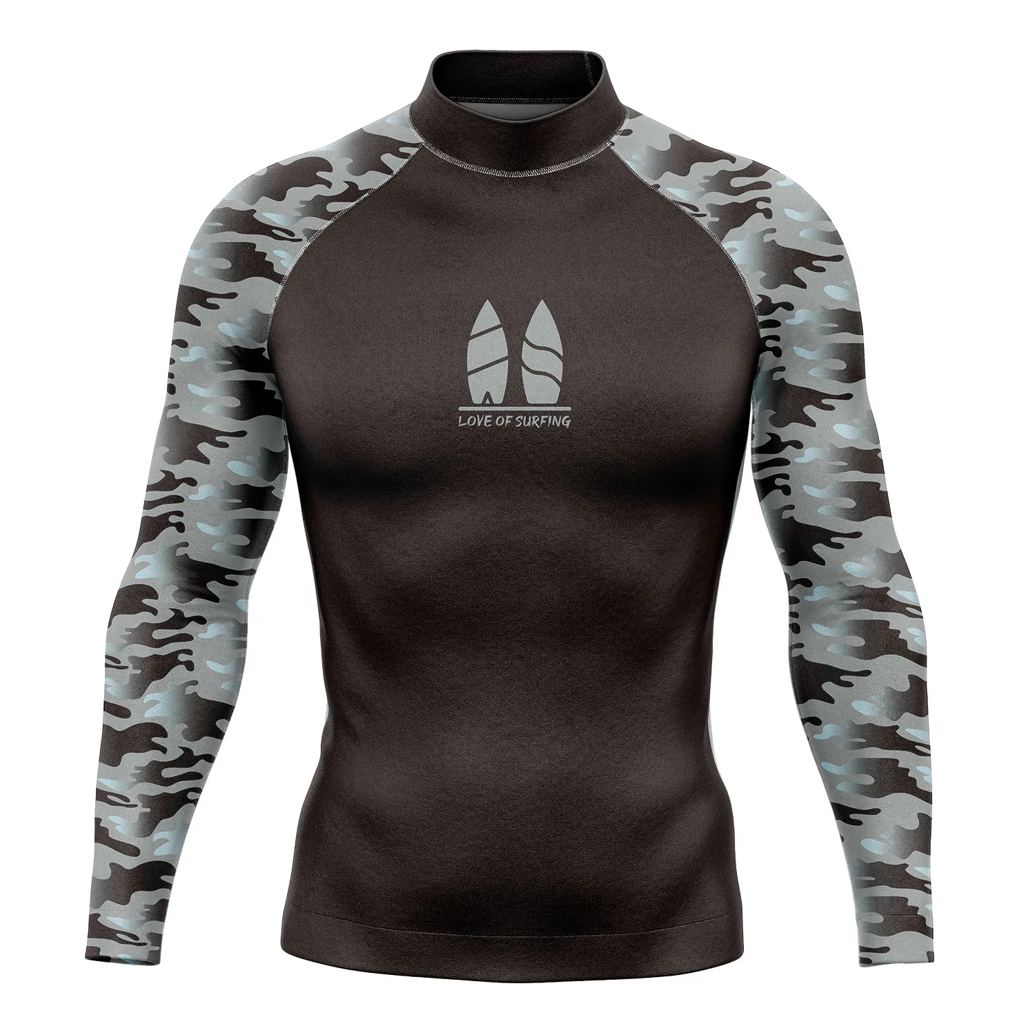 Summer Mens Long Sleece Rash Guard Surfing Shirts Ropa De Agua Beach Wear UV Protection Swimwear Performance Keep Warm Surf Tops