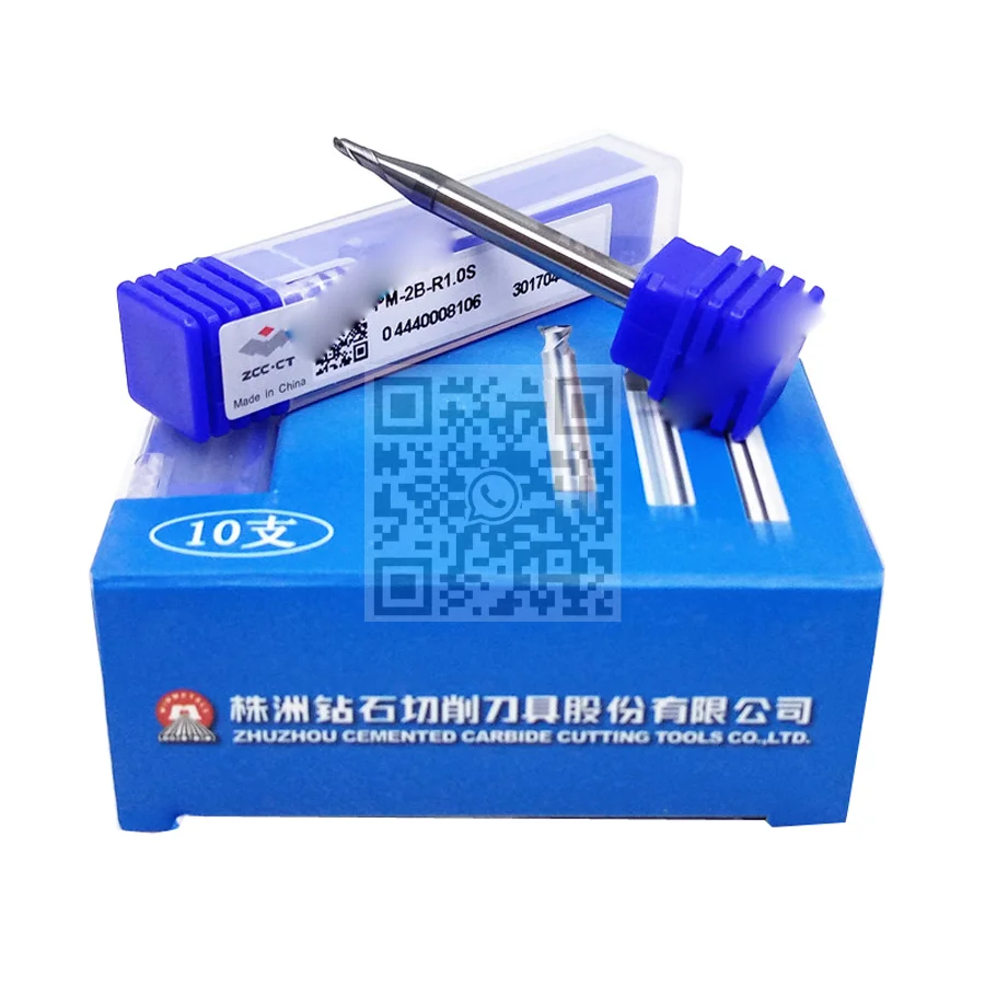 

ZCC.CT PM-2B-R0.5S-R10.0 твердосплавные концевые фрезы 2/4 fute