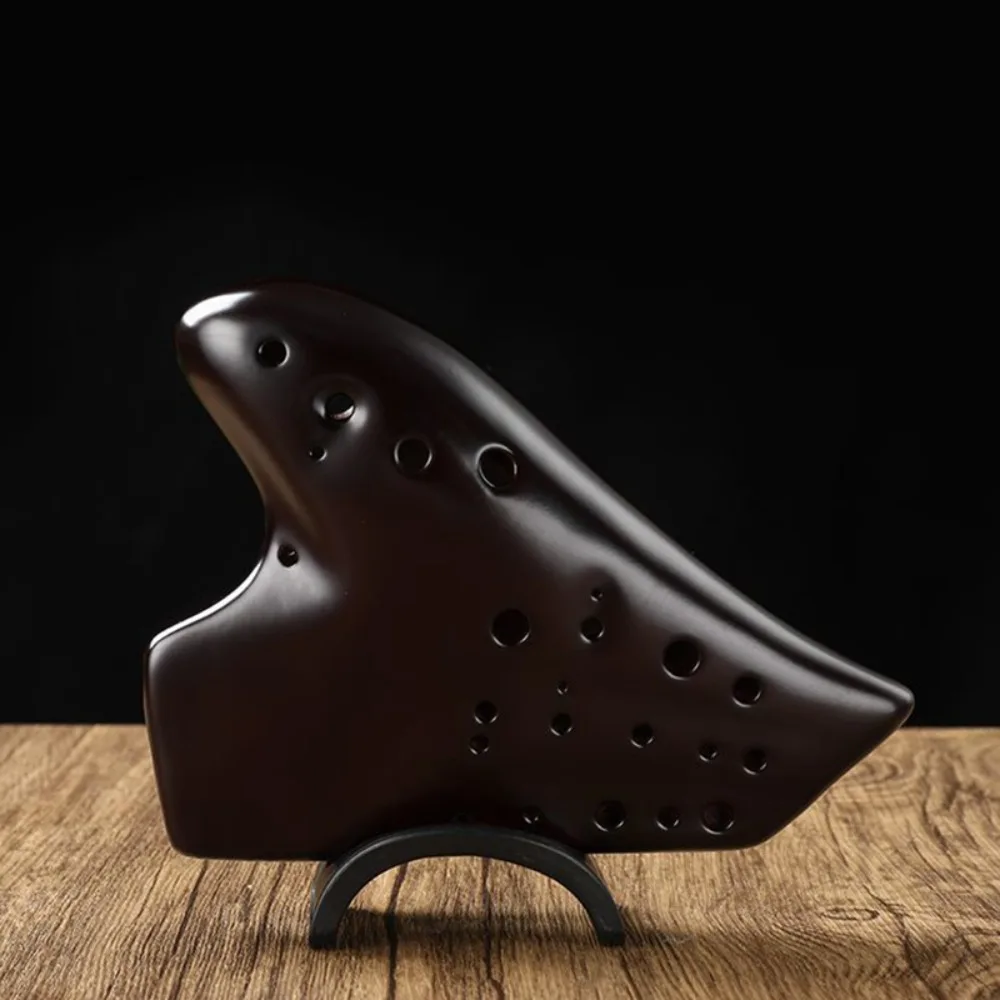 Triple Ocarina Alto C Key AC Professional Musical Instrumentation Ceramic Ocarinas Rare Orff Instruments Accessories Flute Gift