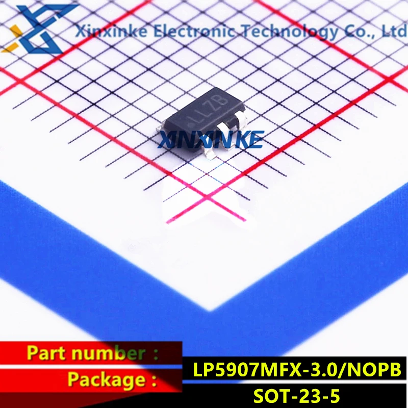 

LP5907MFX-3.0/NOPB SOT-23-5 Mark:LLZB LDO Voltage Regulators 250mA Ultra-Lo Noise LDO Reg Power Management IC Brand New Original