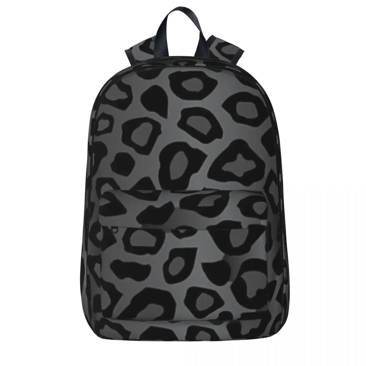 

Gray Leopard Animal Pattern Woman Backpacks Boys Bookbag Fashion Children School Bags Portability Laptop Rucksack Shoulder Bag