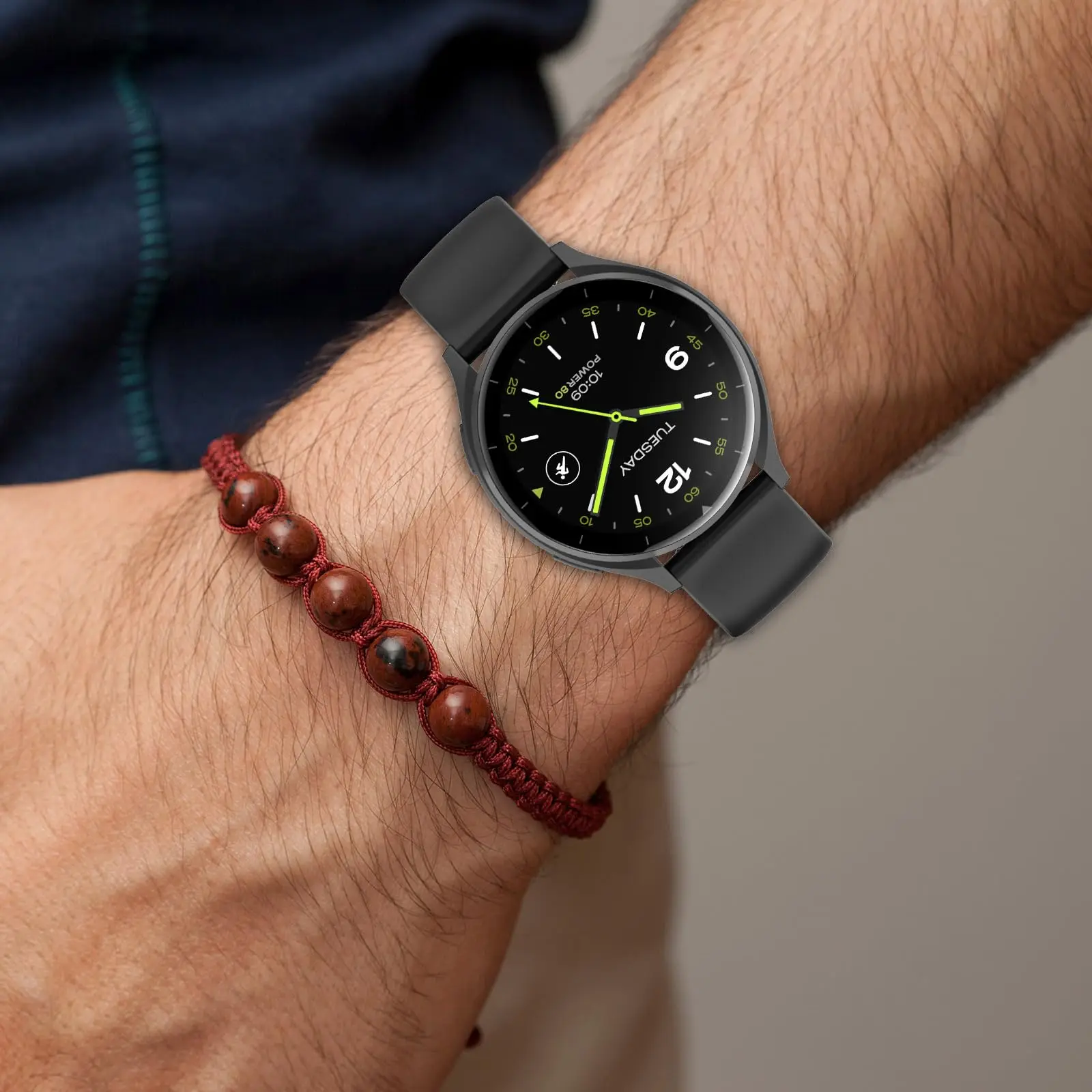 Silicone Replacement Strap for Xiaomi Smart Watch - 22mm Bracelet Band