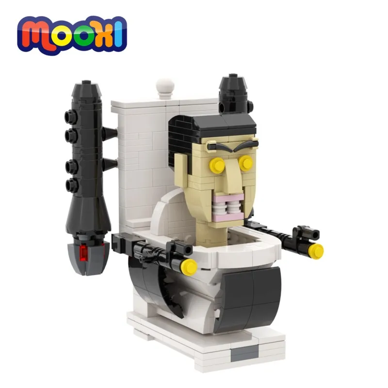 Skibidi Toilet G-Man Toilet MOCBRICKLAND 89301 Movies and Games with 196  Pieces - MOC Brick Land