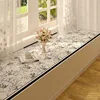 French Bay Window Mats Windowsill Mat Light Luxury High-grade PVC Leather Balcony Mat Waterproof Kitchen Carpet for Living Room 4