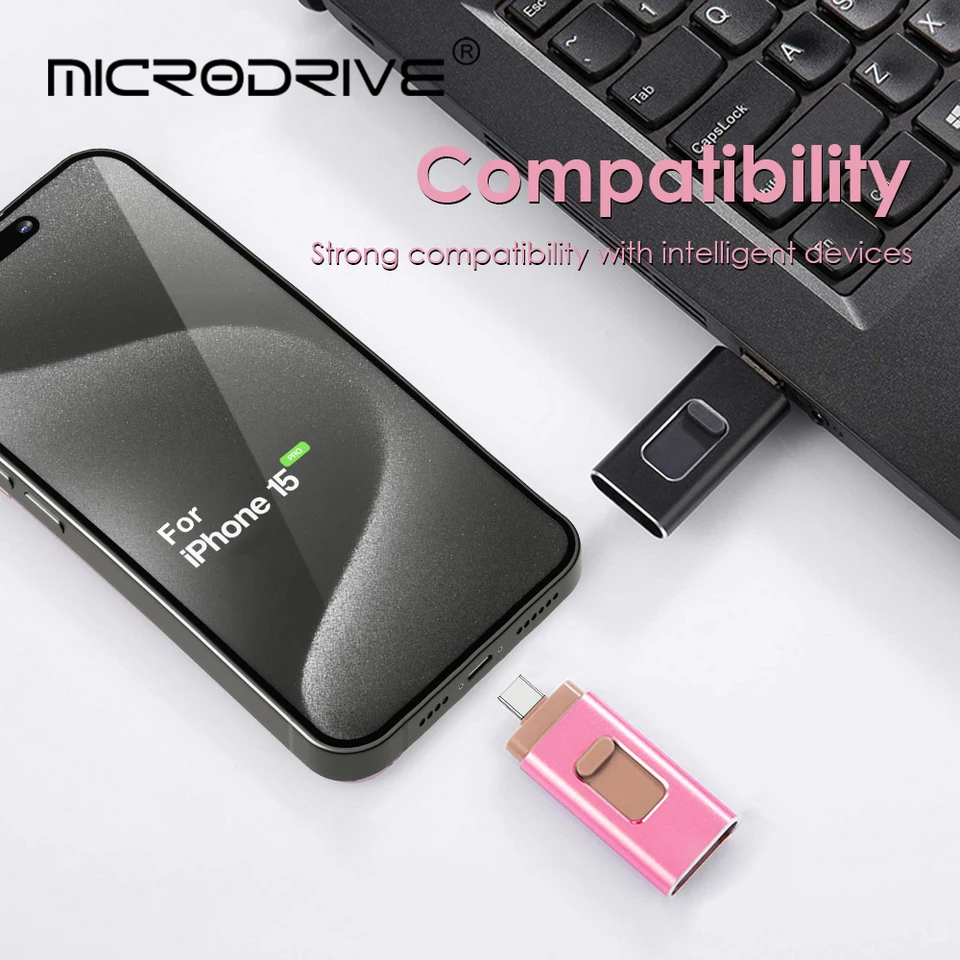 32GB Metallo USB 2.0 Flash Drive Memory Sti Bagagli Pen Disk Per PC Nero - Foto 10