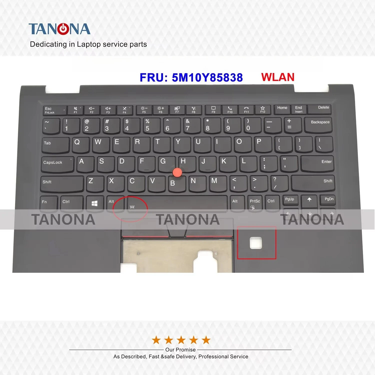 Original 5CB1P00825 Lenovo Thinkpad Clavier Hongrois Rétroéclairé