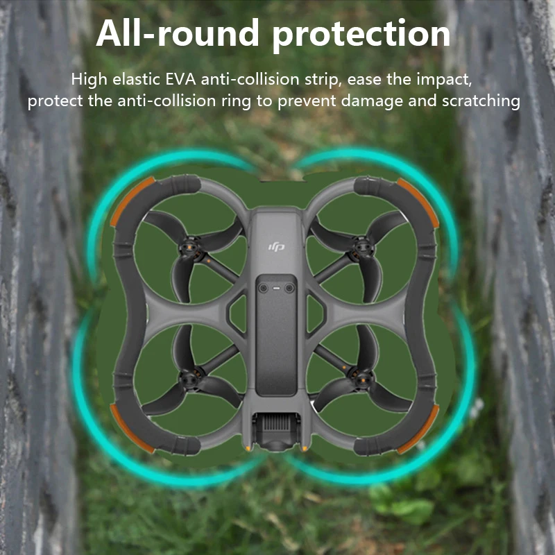Suitable For AVATA2 Blade Protective Cover EVA Anti-collision Strip Gimbal Bumper Safety Crossing Machine Accessories