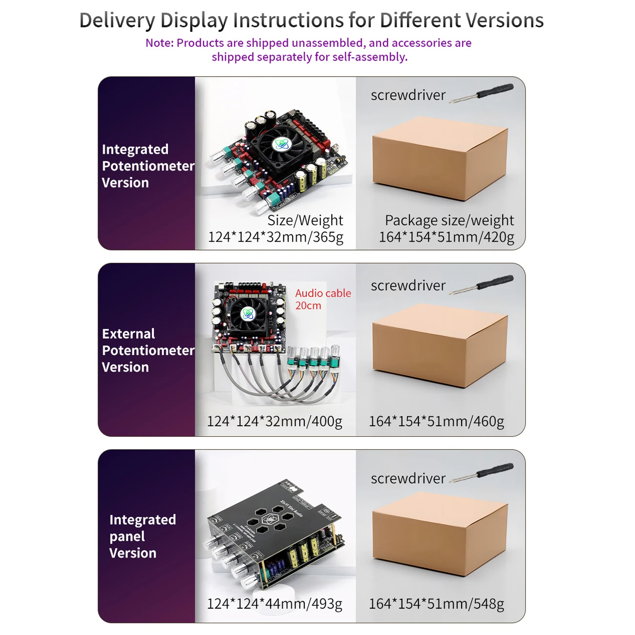 XY-AS21HPA Bluetooth 5.2 Digital Sound Amplifier Board 2.1 Channel