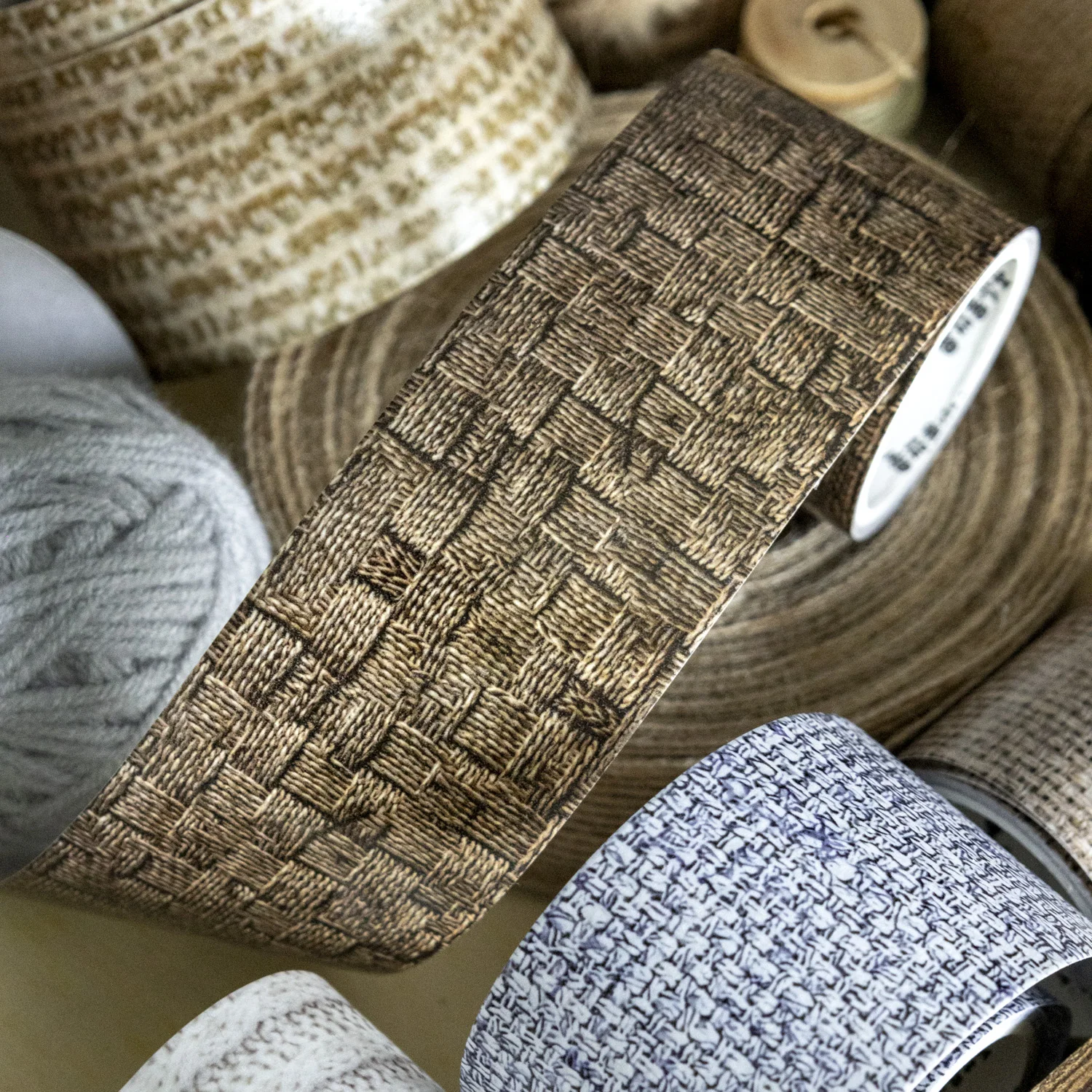 Cloth Pattern Washi Tape Decorative Japanese Stationery Stickers Adhesive Masking Tapes Scrapbooking Stickers School Supplies 2