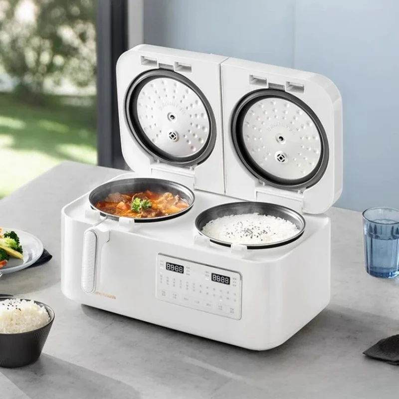 MORPHY RICHARDS 220V Double-bladder Rice Cooker Household Multi Small Electric Pressure Cooker Double Cooking Rice Cooker 3