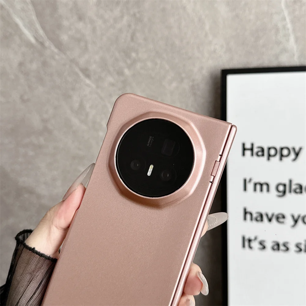 Solid Color Protective Phone Case with Transparent Back Cover and Front Protection Film