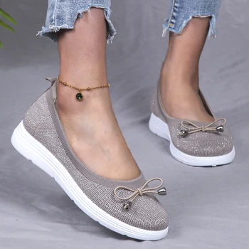 Spring new women's sports shoes, fashionable, breathable, lightweight, non-slip, wear-resistant, casual sports shoes, flat shoes
