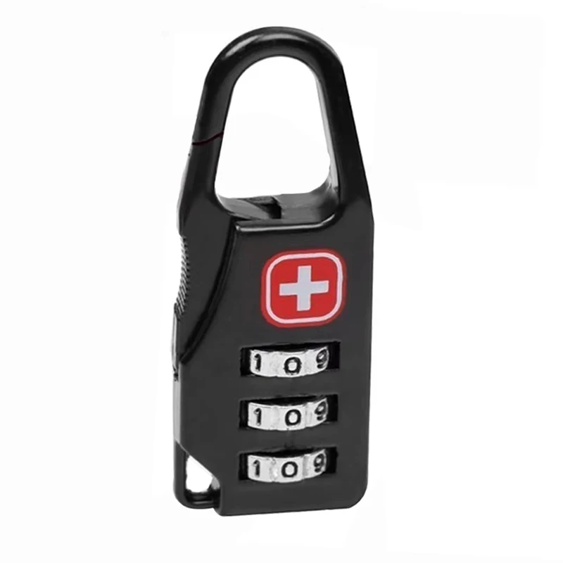 Outdoor Rucksack Handtasche Reißverschluss Schloss Diebstahlsicherung Tragbare Mini Kombination Code Nummernschloss für Reiserucksack Zubehör – Detail 7