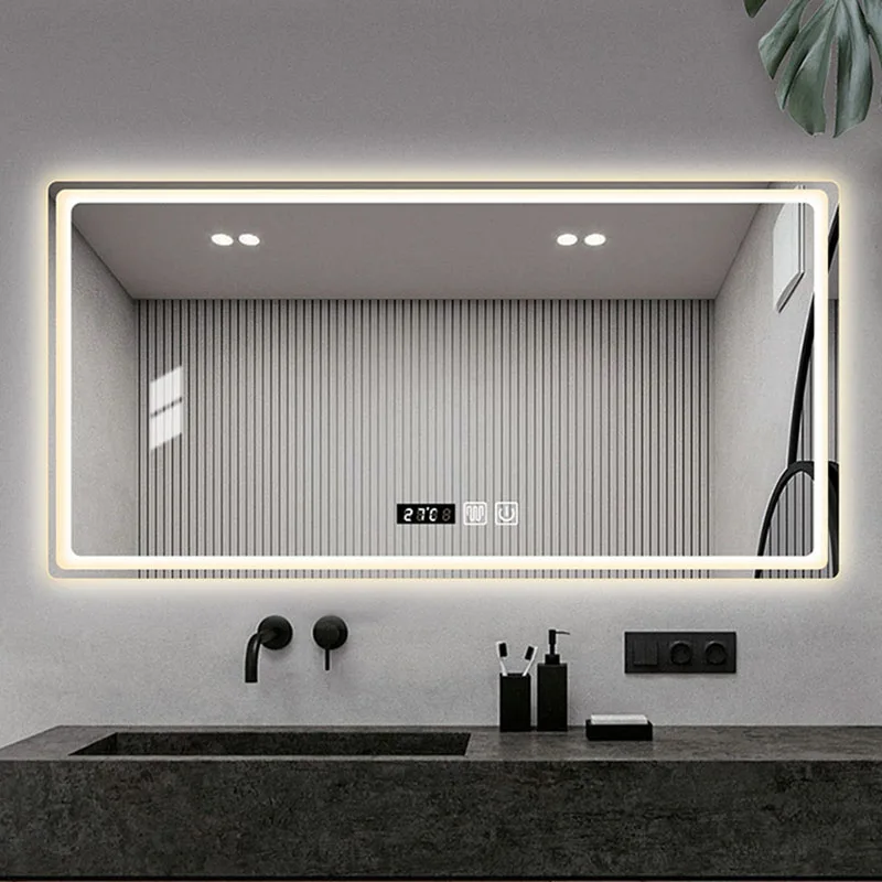 Bluetooth Fogless Shower Bath Mirrors Large Full Body Lighting Bath