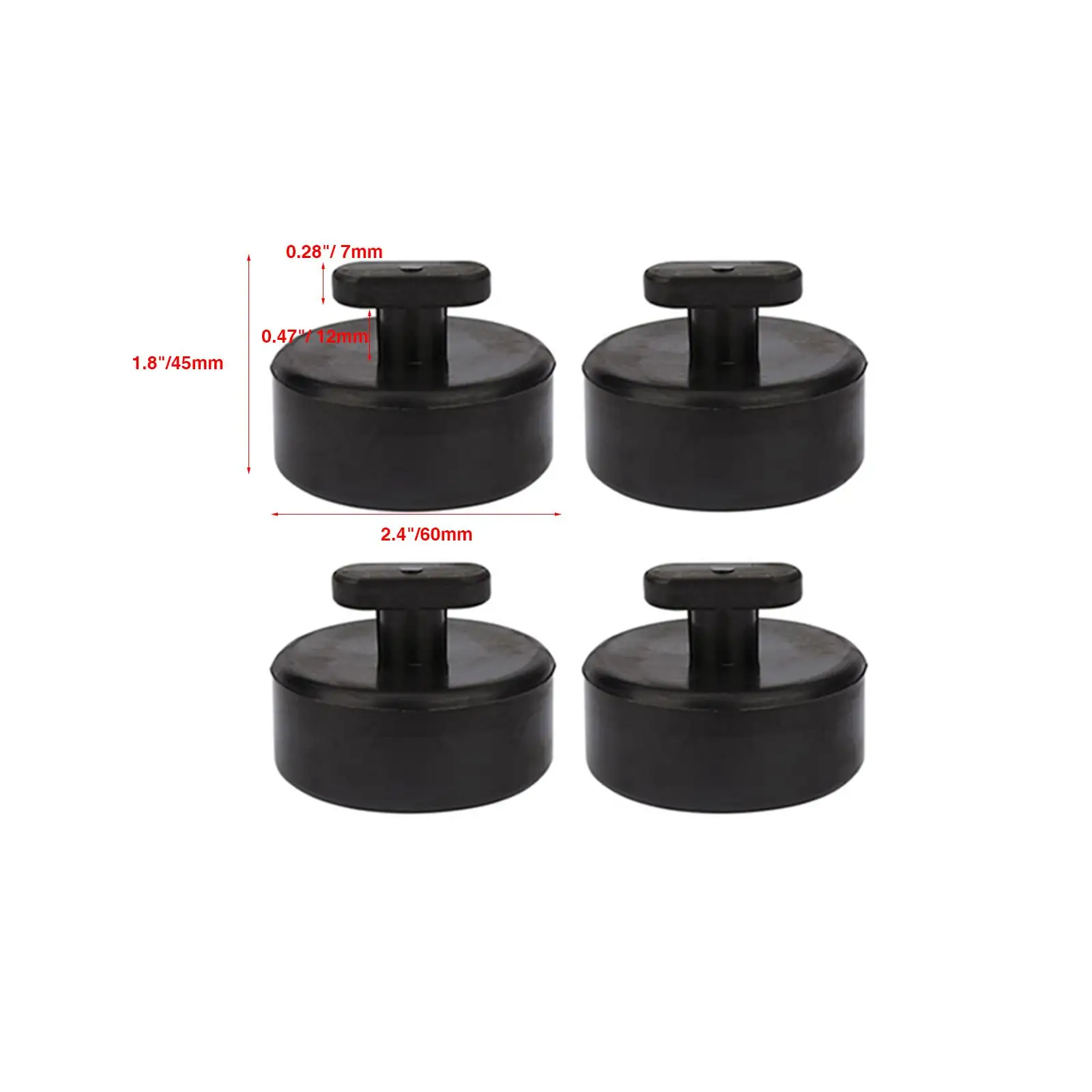 Jack Lifting Pads 4Pcs Protects Battery Chassis Paint Adapter for Chevrolet Corvette C5 C6 C7 C8 GS Z Replacement