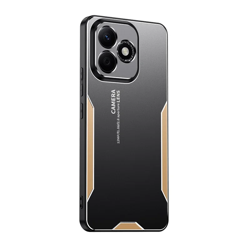 Enhanced Aluminum Alloy Shockproof Matte Silicone Phone Case, Lightweight and Durable