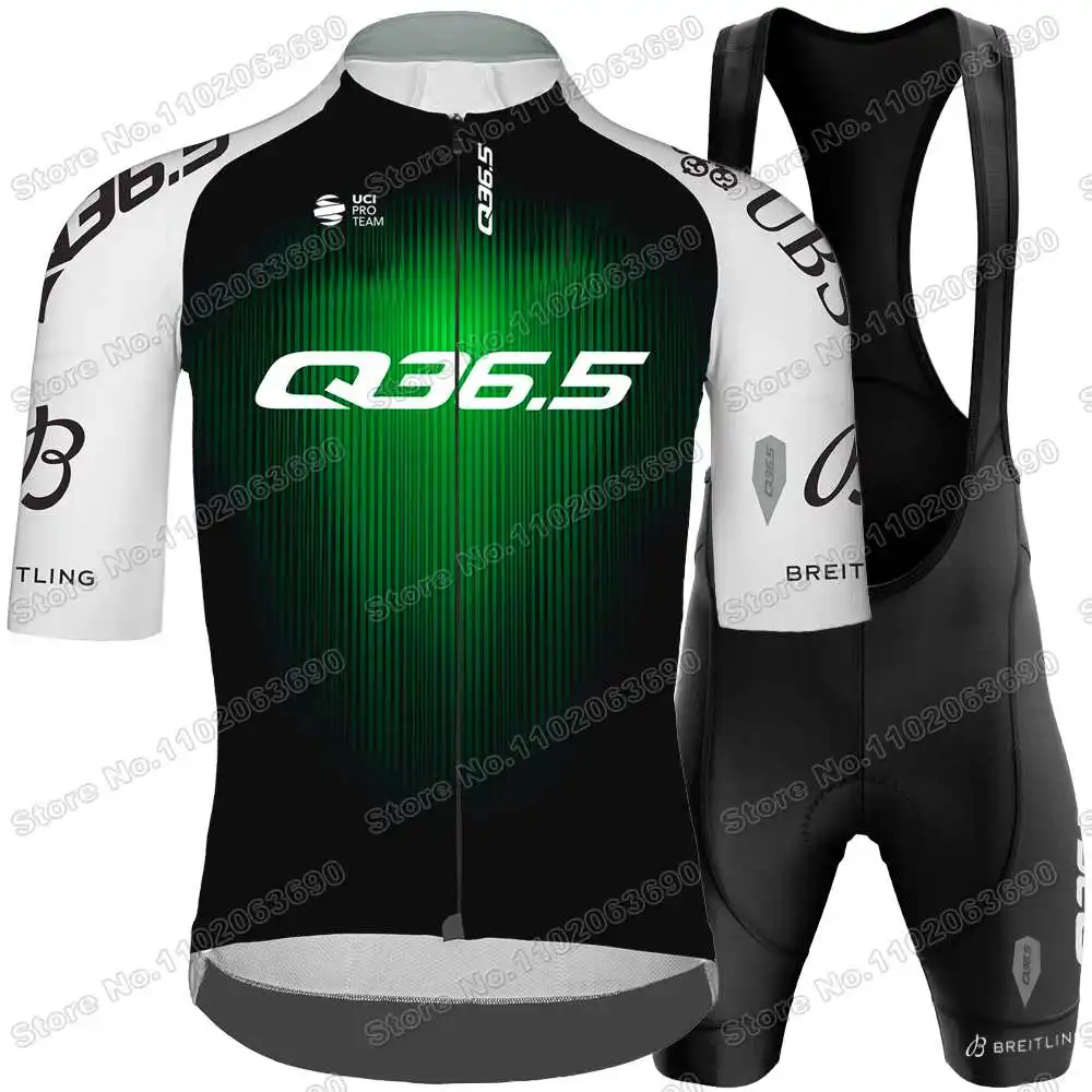 2025 Q36.5 Pro Cycling Team Cycling Jersey Set Summer Cycling Clothing Men Road Bike Shirt Suit Bicycle Bib Shorts MTB Uniform 5