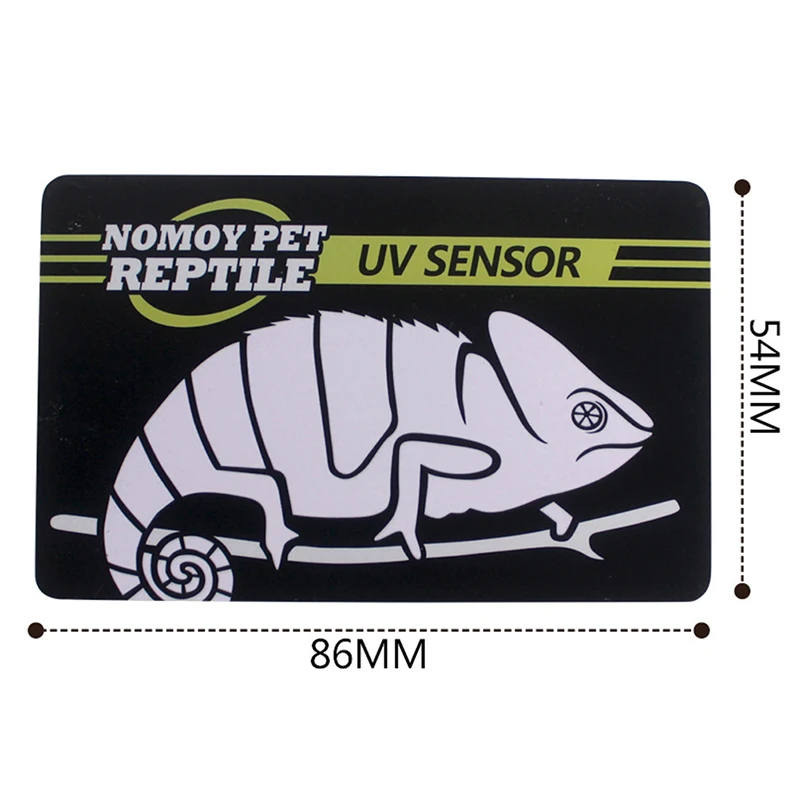Reptile UVB Light Lamp Bulb Test Card UV Tests Paper Tester Meter Pet Supplies Turtle Ultraviolet Test Tool 1PC