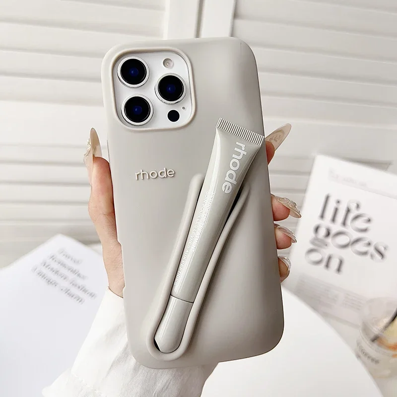 Rhode Phone Case iPhone 11 12 13 14 15 16 Pro Max Plus Lipstick