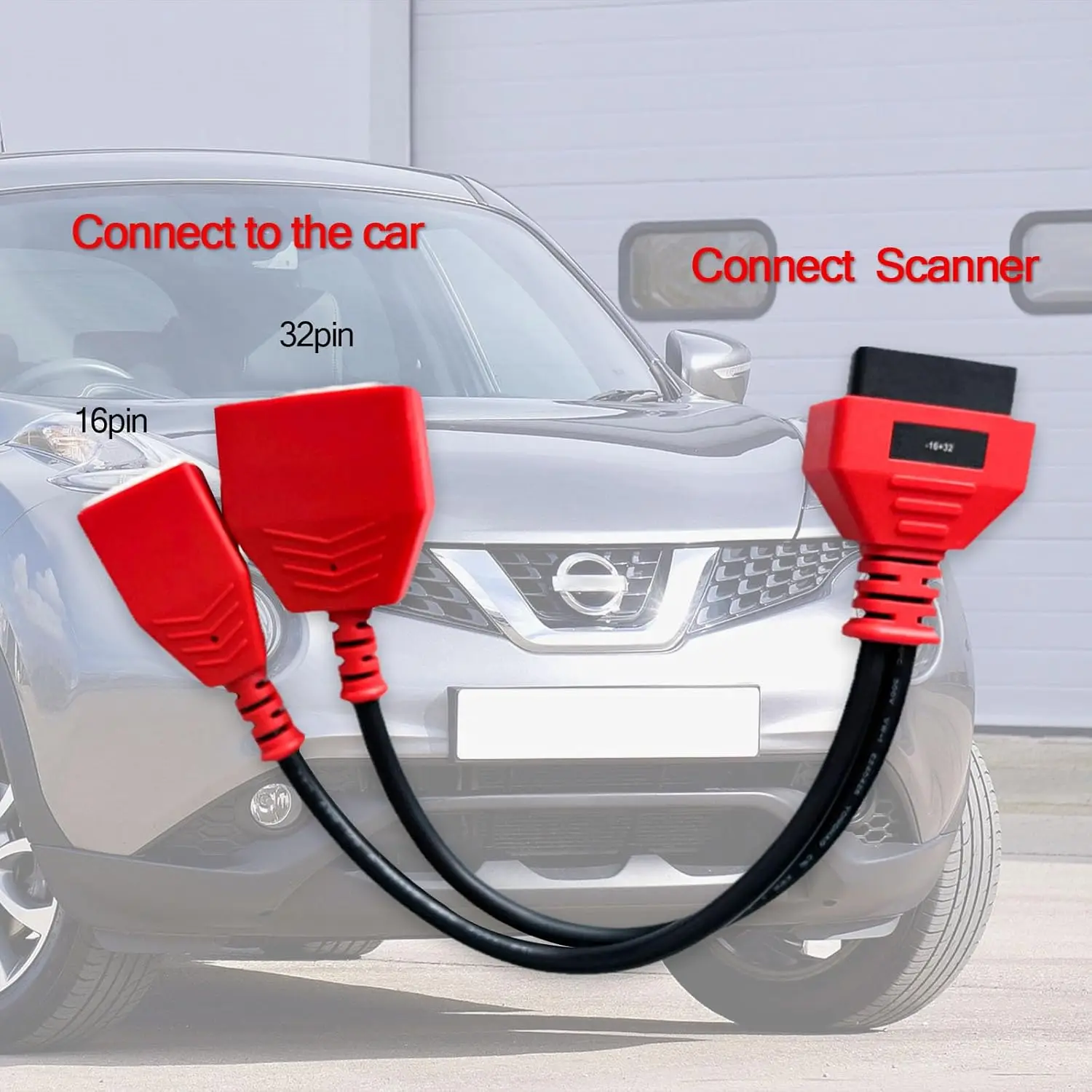 OBD2 16pin Cable Gateway Adapter Adding Key No Need Password Security Gateway For Nissan/Renault/Dacia Nissan 16+32 Sylphy usb cable adapter,car diagnostic cable,usb programmer adapter,car programming adapter
