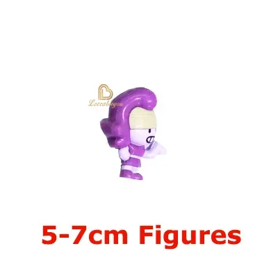 24pcs Anime Mini Figures Accessories Charms Poco Spike Nita Cute Cartoon Heroes Model Toys Game Collectibles for Children Gift anime figure toys