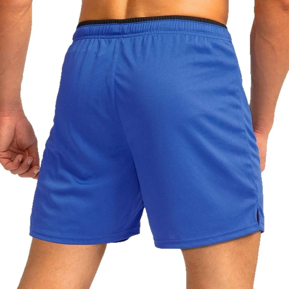 Men's Running Shorts with Zipper Pocket Quick Dry Gym Exercise 5 Inch Men's Shorts Cross-Border Sports Fitness Clothing