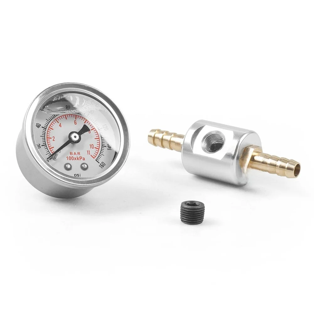 Inline-Kraftstoffdruckmesser-Adapter-Kit mit 9mm Schlauch & AN6 Anschlüssen, Öldruckmesser, Flüssigkeitstester, Überwachungssystem – Detail 5