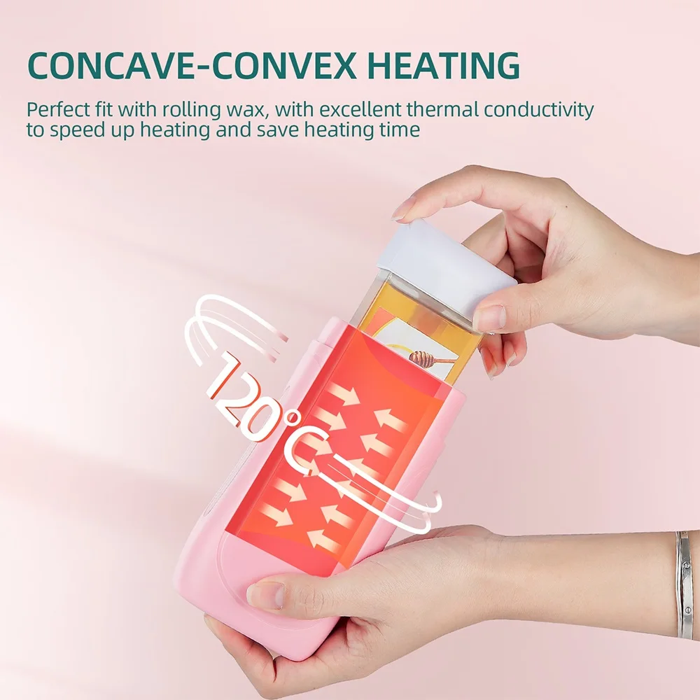 3 In 1 Hair Removal Wax Therapy Machine Kit Hair Removal Wax Warmer Paper Heating Therapy Instrument Epilator