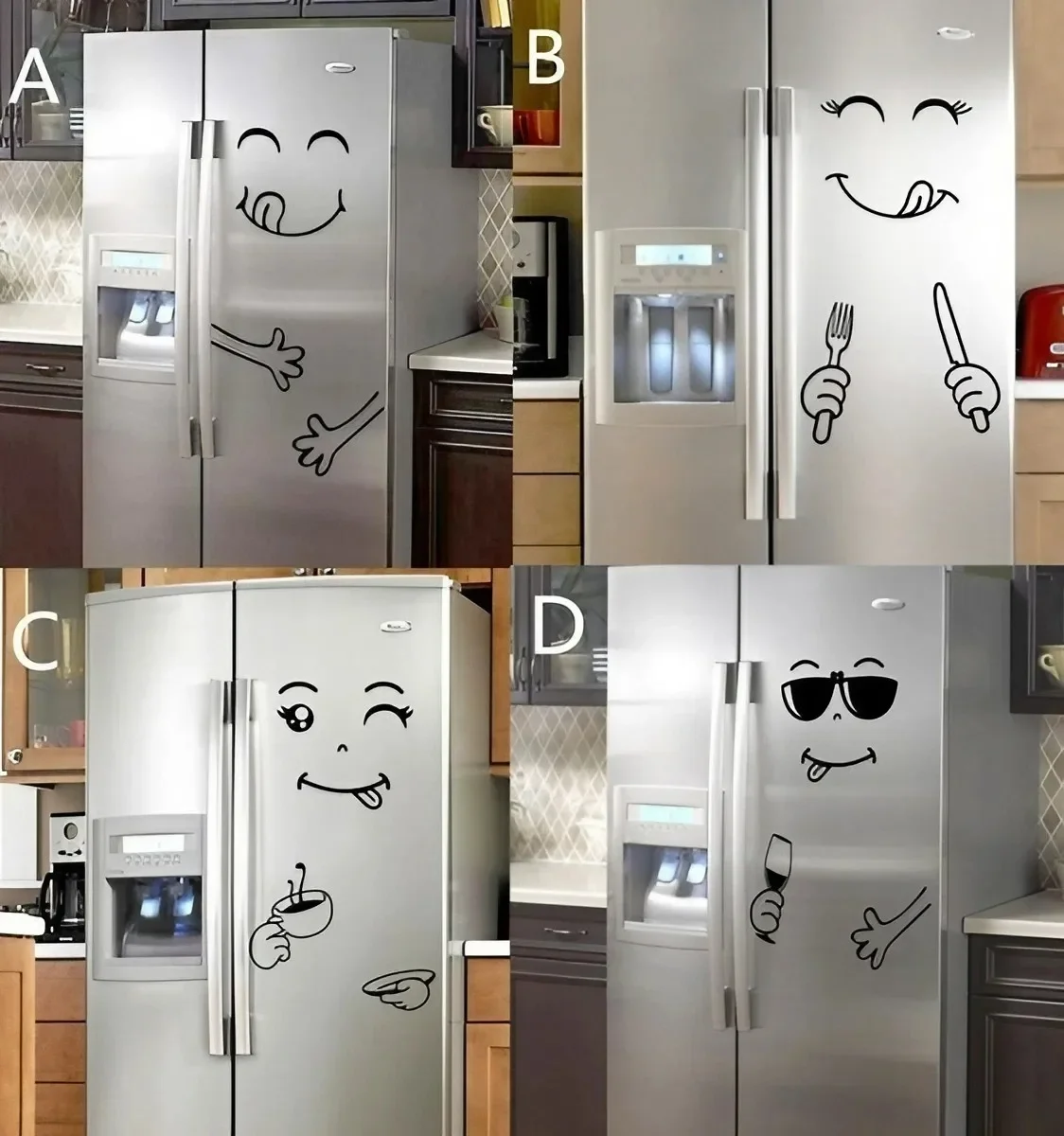 Magnetic Sticker Magnetic Fridge Stickers Refrigerator Decor Stickers for Fridge 1PC