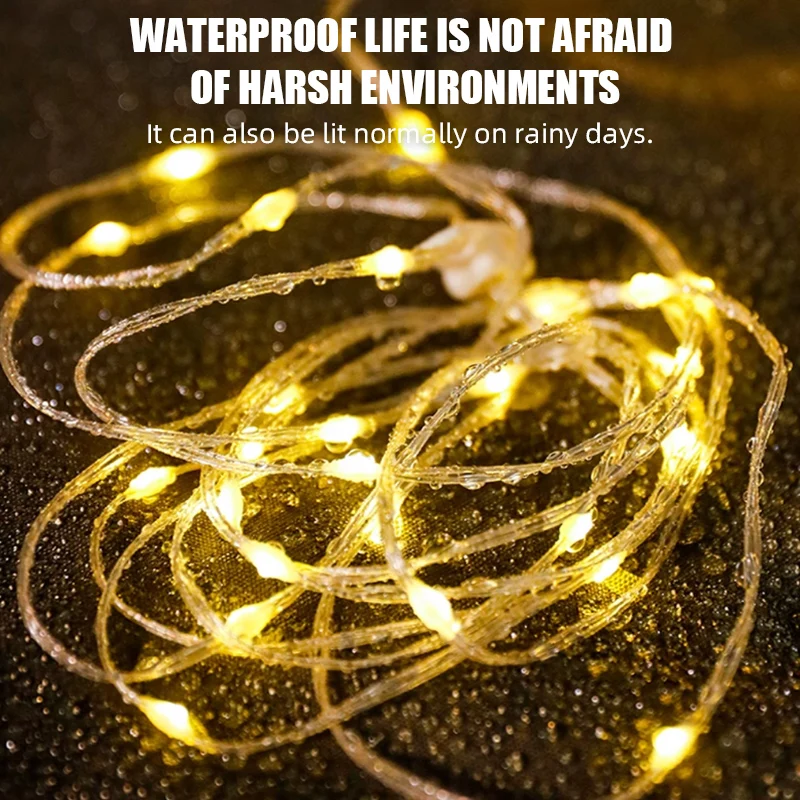 BESITO التخييم سلسلة ضوء USB شحن فانوس 1800mAh، IP...