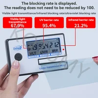 Labs Tint Meter Digital Tint Solar Film Car Transmission Meter 3-in-1 Solar Film Meter VLT UV IR Rejection Tester Dropship LS162 2