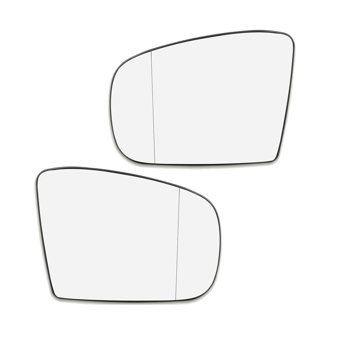 

1 Pair Side Mirror Glass Heated with Backing Plate LH Left & RH Right for Mercedes-Benz W163 ML320 ML350 ML500 1998-2005