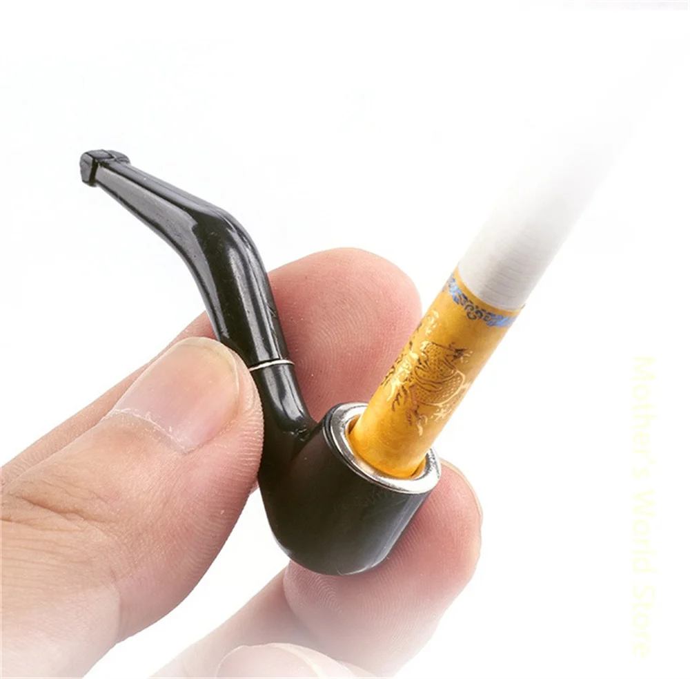 Pipe Black Hookah Durable Mini Smoking Pipe Tobacco Smoke Mouthpiece Cigarette Holder 1 Pcs