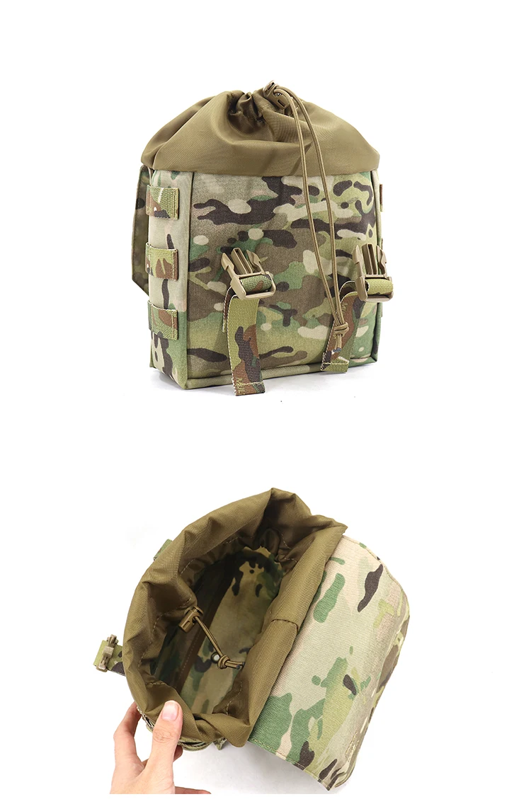 Jagd taktische Molle Zubehör Pack Tarnung taktische Taille Abdeckung Kummer bund Gürtel tasche – Detail 3