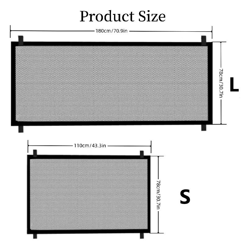 Non punching folding dog fence isolation net protective net