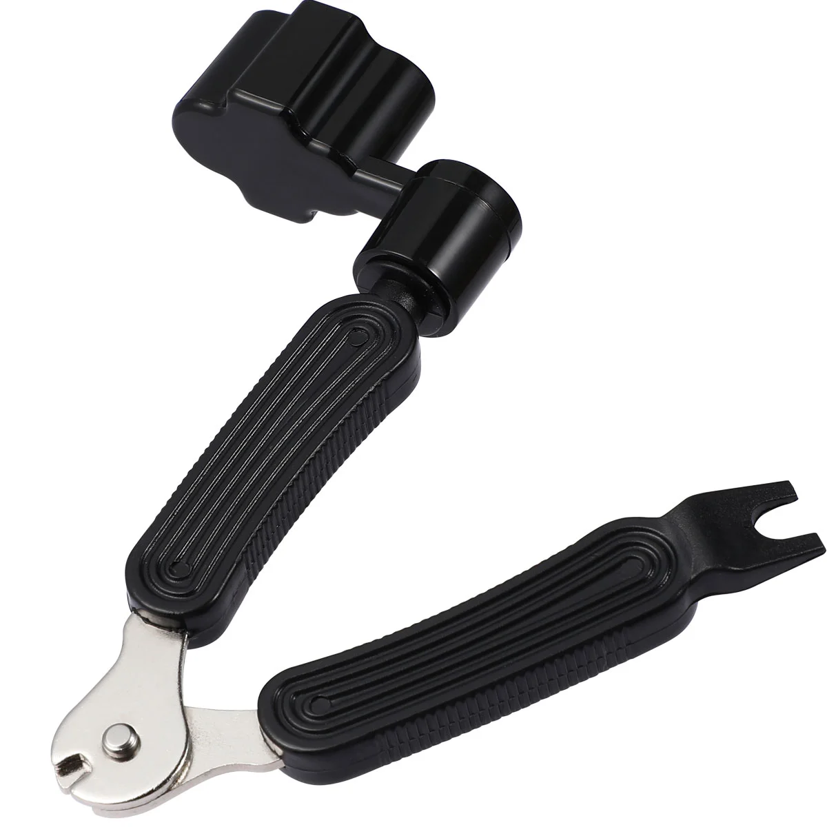 

ROSENICE in Multifunction Guitar String Winder String Cutter Pin Puller Repair Tool (Black)