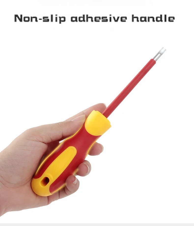 8 PCS Insulated Screwdriver Set Slotted Phillips High Voltage Resistant Screw Driver Electrician's Professional Tools Hand Tools