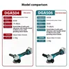Makita dga504z dga504 125mm angle grinder with brushless motor and improved dust and moisture protection-no-original packag 3