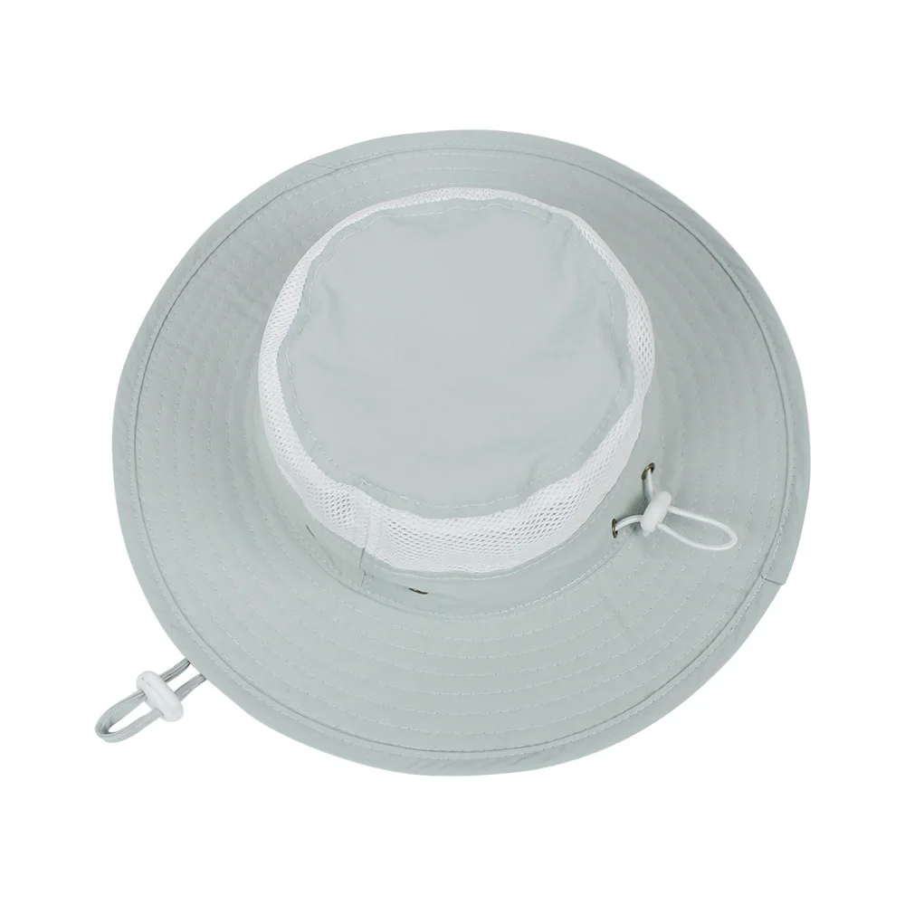 0-8T Large Brim Summer Sun Hat Children Kids Bucket Hat for Girls Seaside Accessories Travel Beach Sunhat Children Fisherman Cap 6