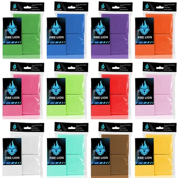 Porte-cartes de divertissement mat, 100 pièces, 66x91mm, protecteur pour cartes TCG, manchons pour cartes MTG, cartes de jeu, manchon givré 1