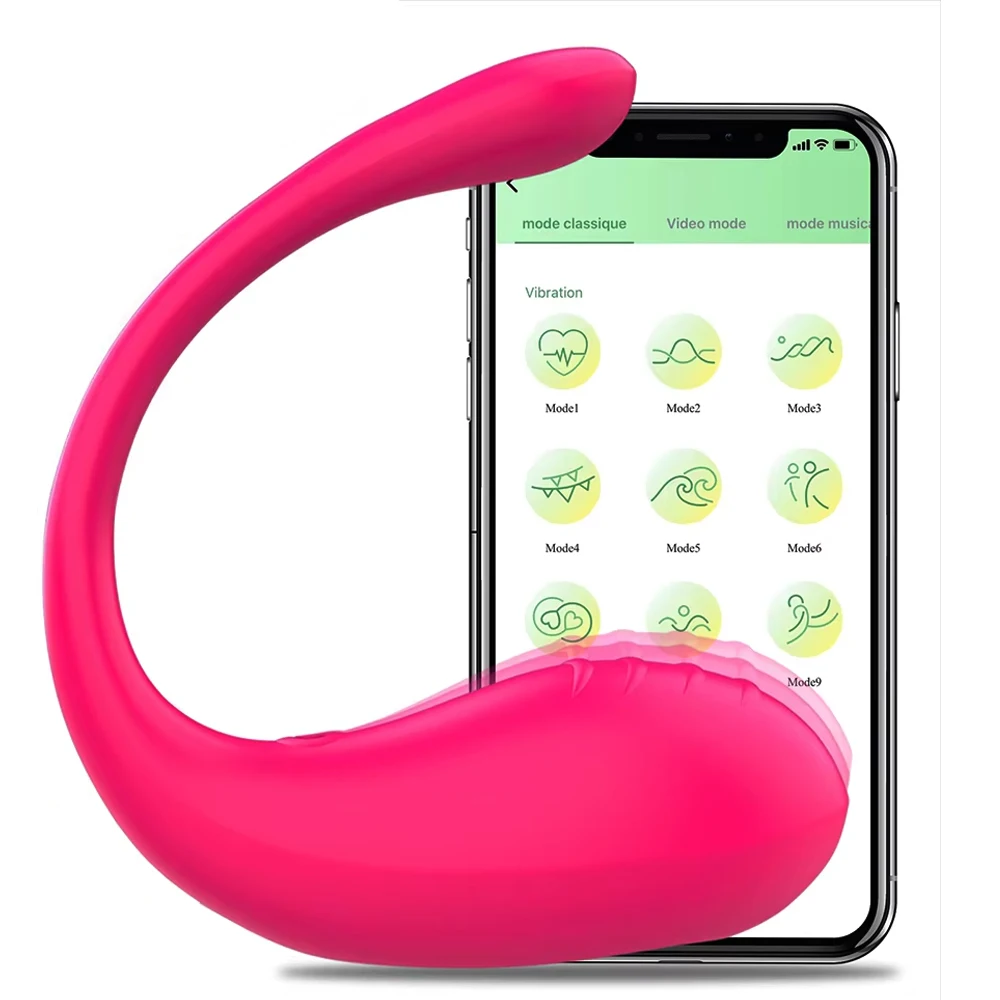 9-Speed APP-Controlled Vaginal Vibrators G-Spot Anal Vibrating Egg Massager Wearable