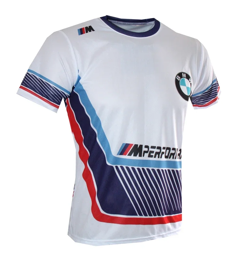 thumbnail image 1 of Camisetas de equipo de carreras de motor Camisetas BMW 24/25 Ropa para hombre y mujer Camisetas de manga corta con cuello redondo Tops suaves y ligeros de secado rápido, 1 of 4
