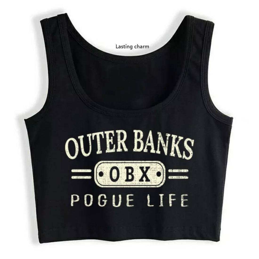 

Outer Banks Pogue Life Obx Crop Top Women Slim fit Sports Tank Top